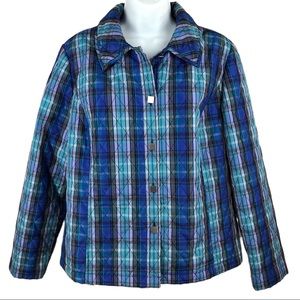 SOLD: RQT Fully-Lined Plaid Checkered Jacket